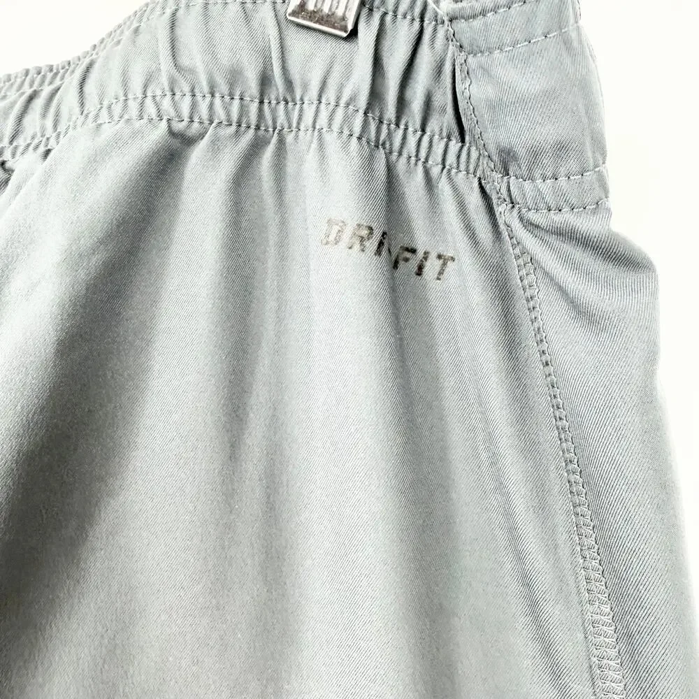 Nike Dri-FIT Gray Jogger Track Pants Men’s XL Athletic Drawstring Pockets